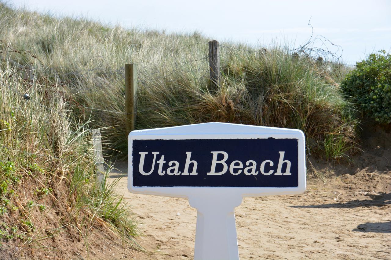 Contact Hotel Utah Beach Carentan - Anciennement Kyriad Exteriör bild